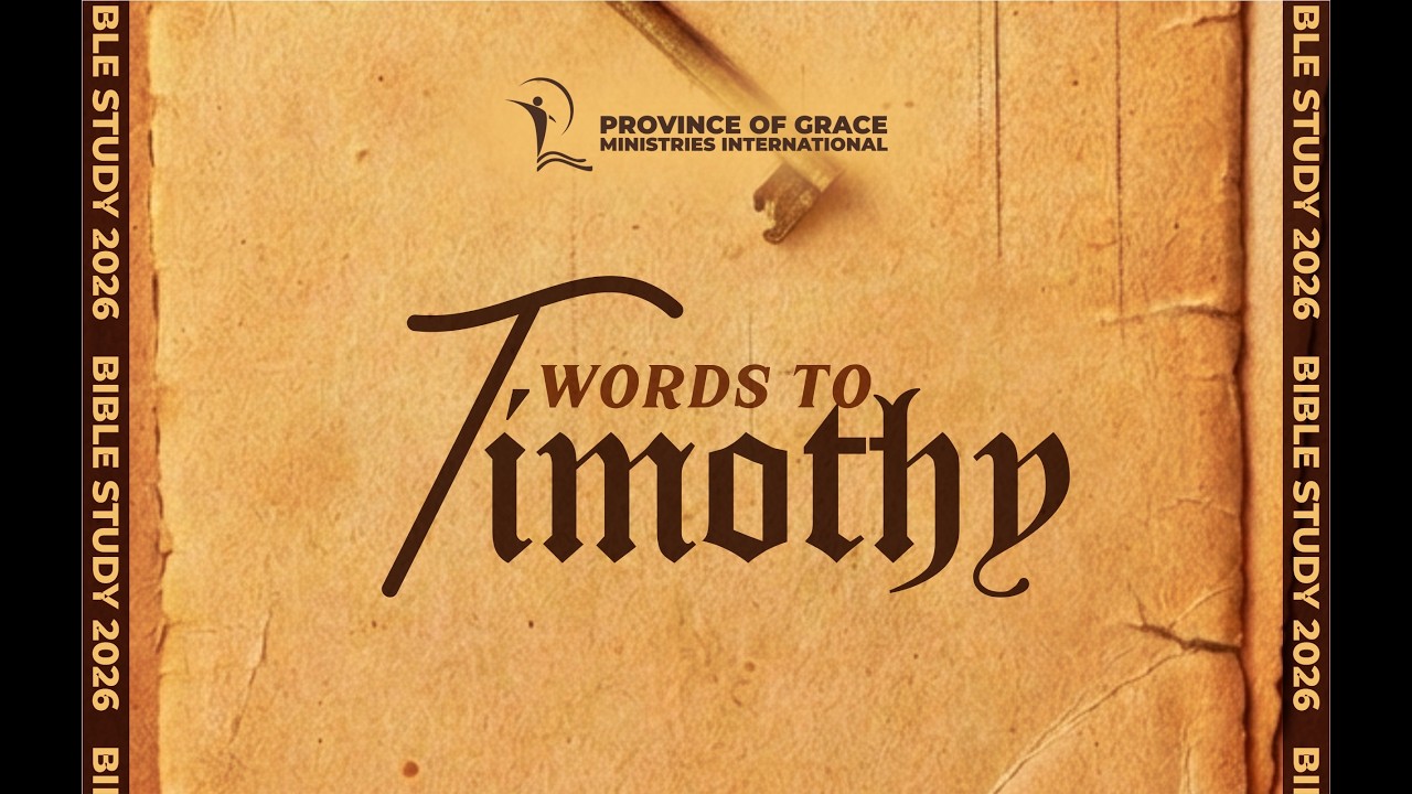 WORDS TO TIMOTHY || MIDWEEK SERVICE  || WED. 18TH MAR. 2026