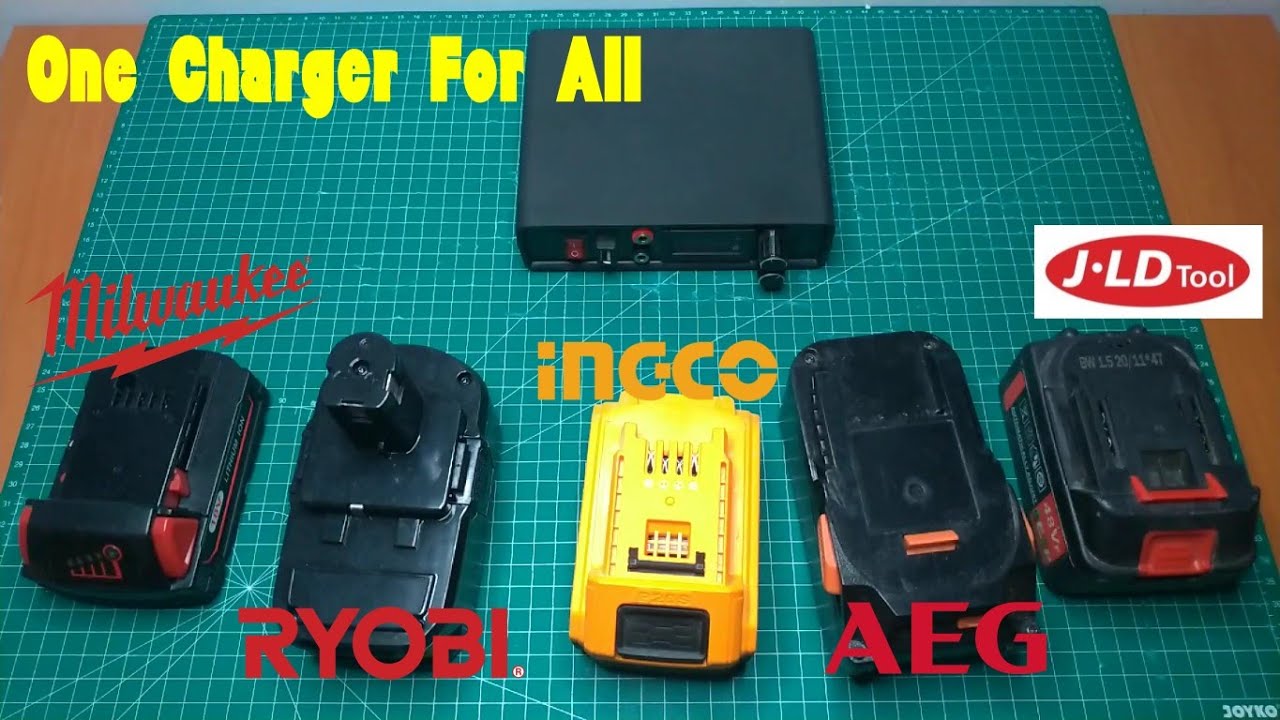 Satu Charger Untuk Semua, Bisa Mencas Semua Baterai Power Tools.