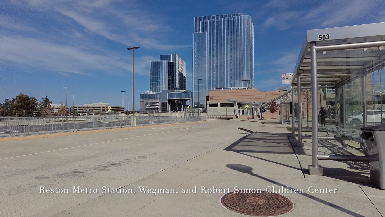 Walk Tour of Reston Metro Station, Wegman, & Robert Simon Children Center