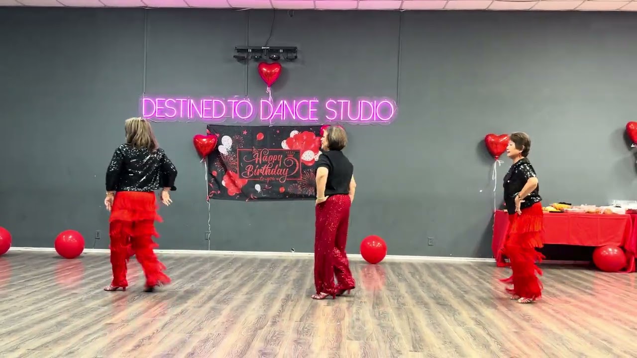 Cha Cha Mi Amore Linedance. - performed by Gemma, Jane, and Lally