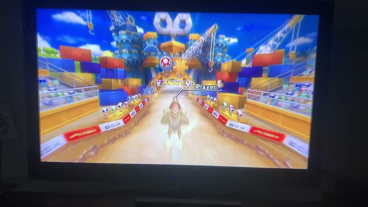 Mario Kart Wii time trial - Toad's Factory - 1:54.528