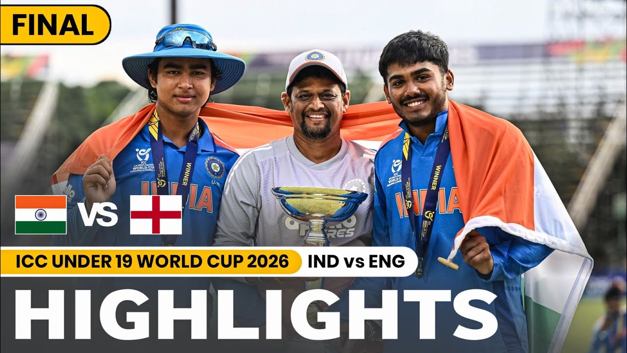 IND vs ENG Under 19 World Cup 2026 Final Match Highlights 2026 | India vs England Highlights