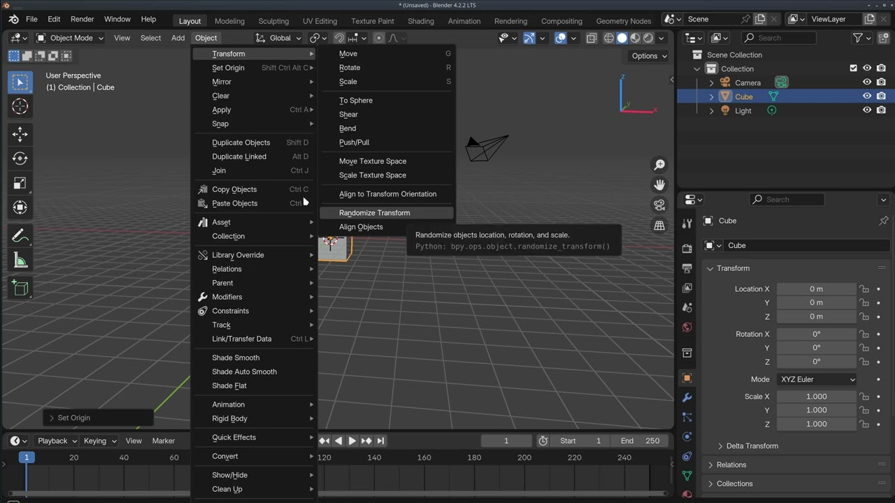 PKB:G3D, Konfiguracja klawiszy, Blender 4.22