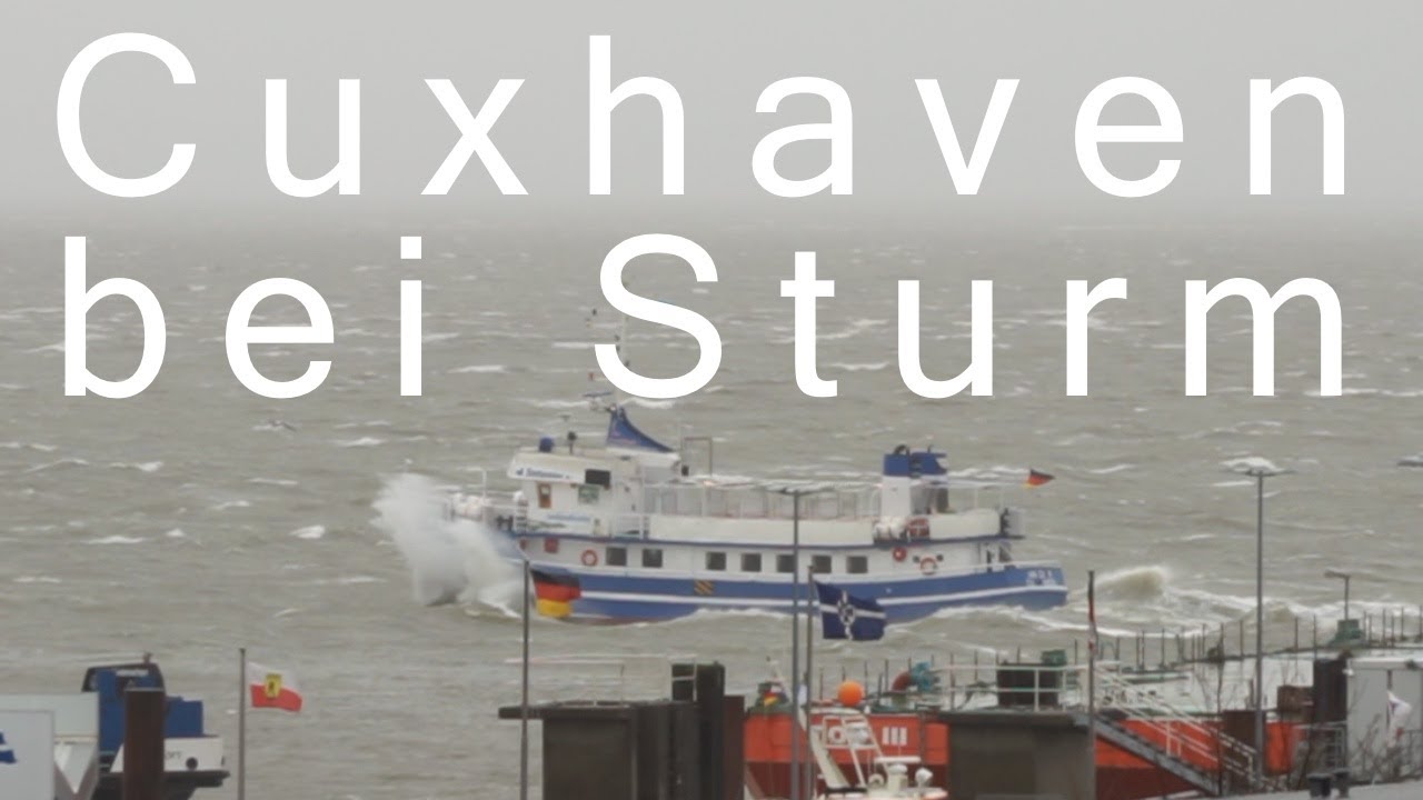 Cuxhaven bei Windstärke 6 - März 2023