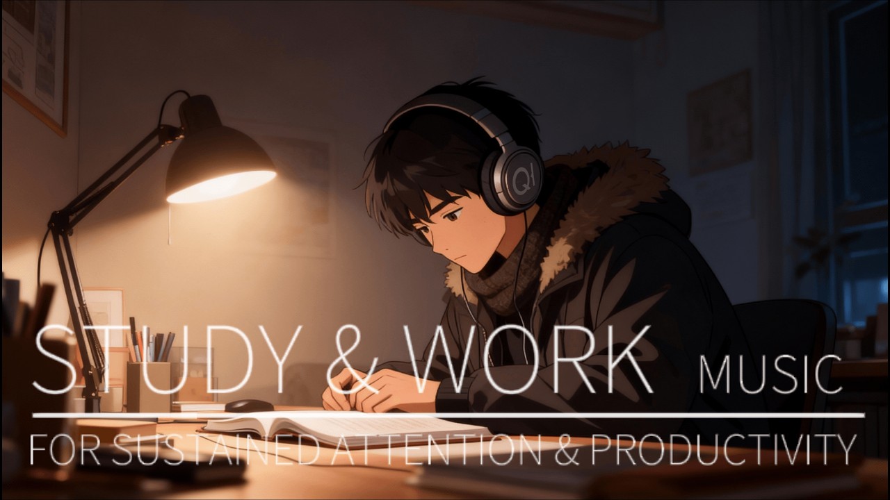 Study & Work Music for Sustained Attention & Productivity
