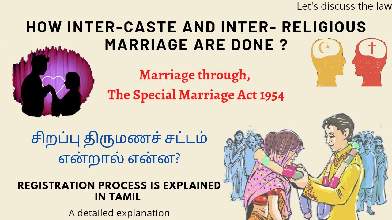 Marriage under Special Marriage Act | சிறப்பு திருமணச் சட்டத்தின் மூலம் திருமணம் எவ்வாறு நடக்கும்
