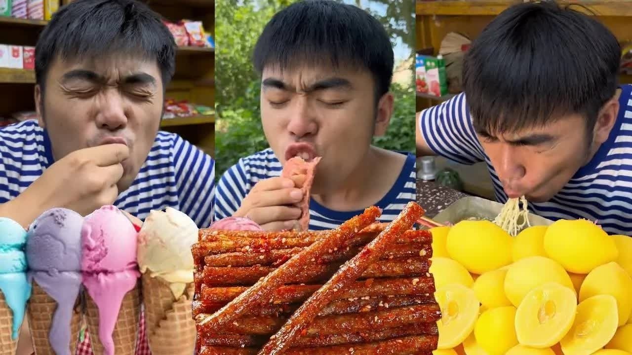 这些零食是80后们的最爱！小时候妈妈不让我吃的零食 #零食#小卖部#辣条
