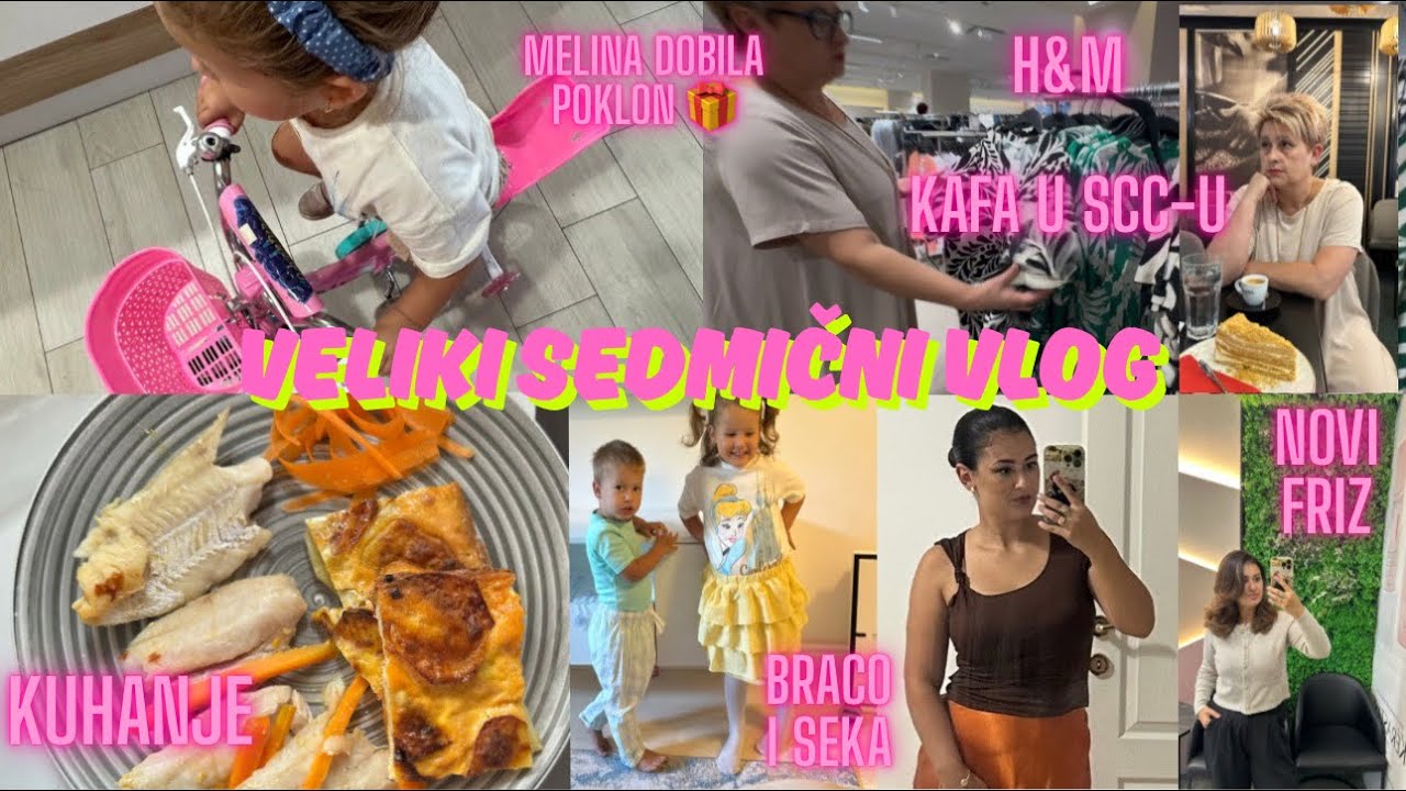 VELIKI SEDMIČNI VLOG - svaki dan nešto novo 💬