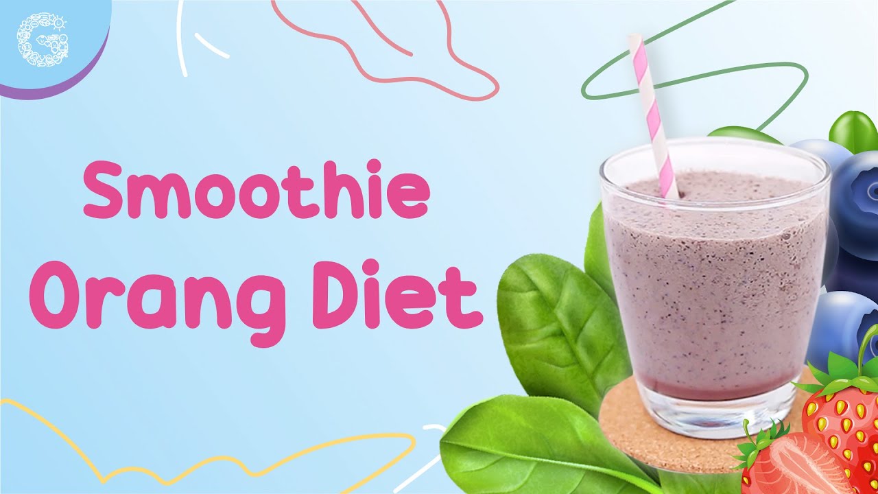 Smoothies untuk Diet, Campuran Bayam, Blueberry, Strawberry, dan Susu