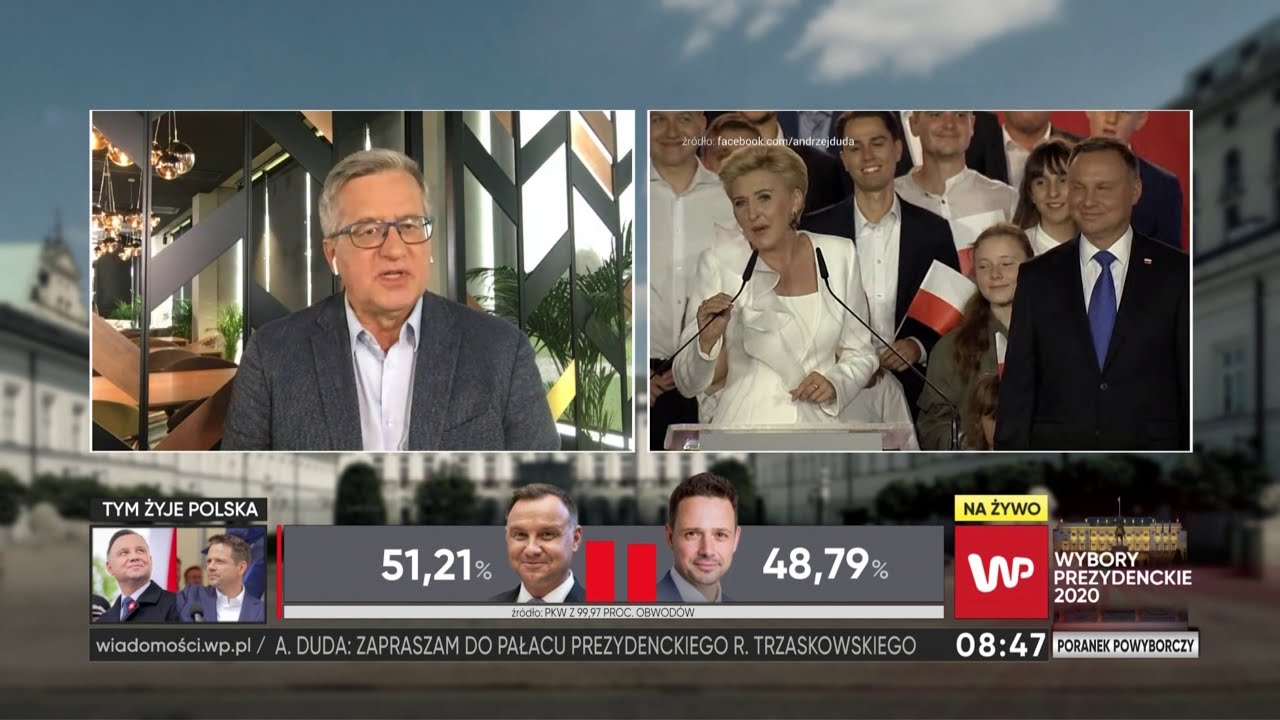 Poranek powyborczy. Bronisław Komorowski komentuje wyniki II tury wyborów prezydenckich