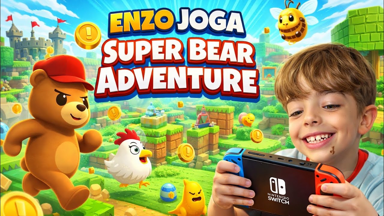 O Enzo desbloqueou ISSO no Super Bear Adventure… você não vai acreditar!