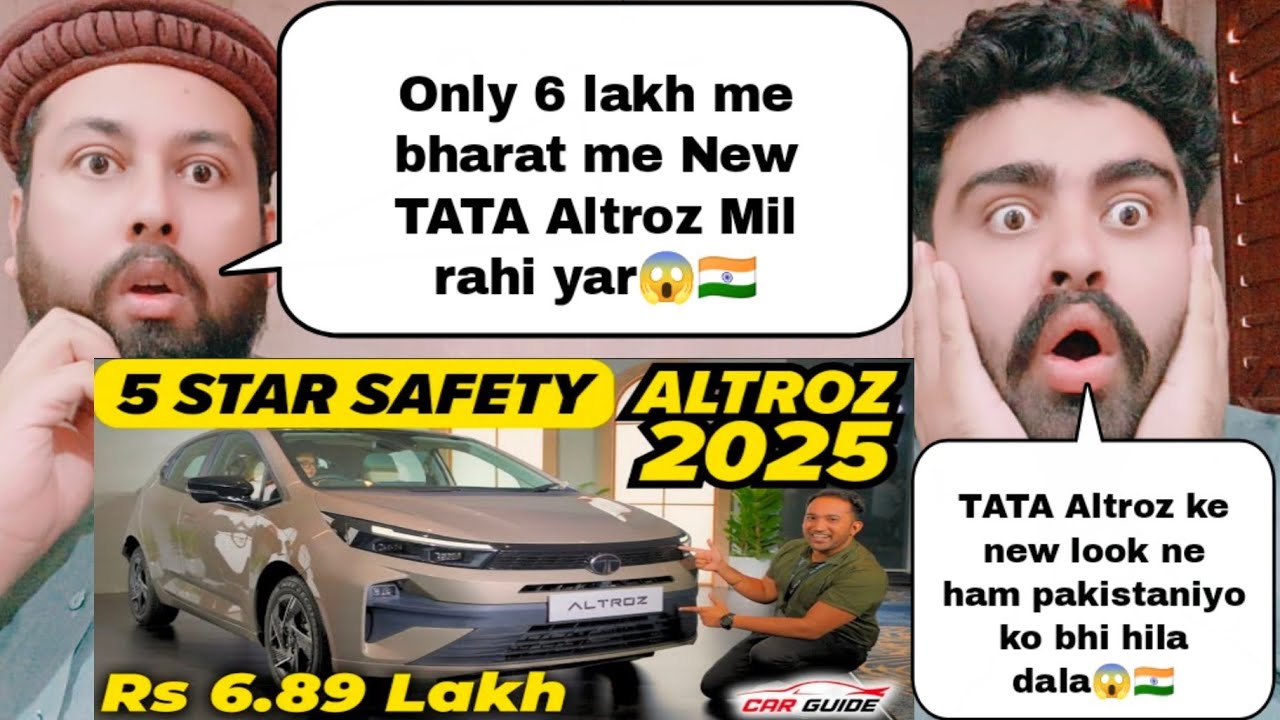 New TATA Altroz 2025 Facelift Detailed Review | 6.89 Lakh | Pakistani Reaction