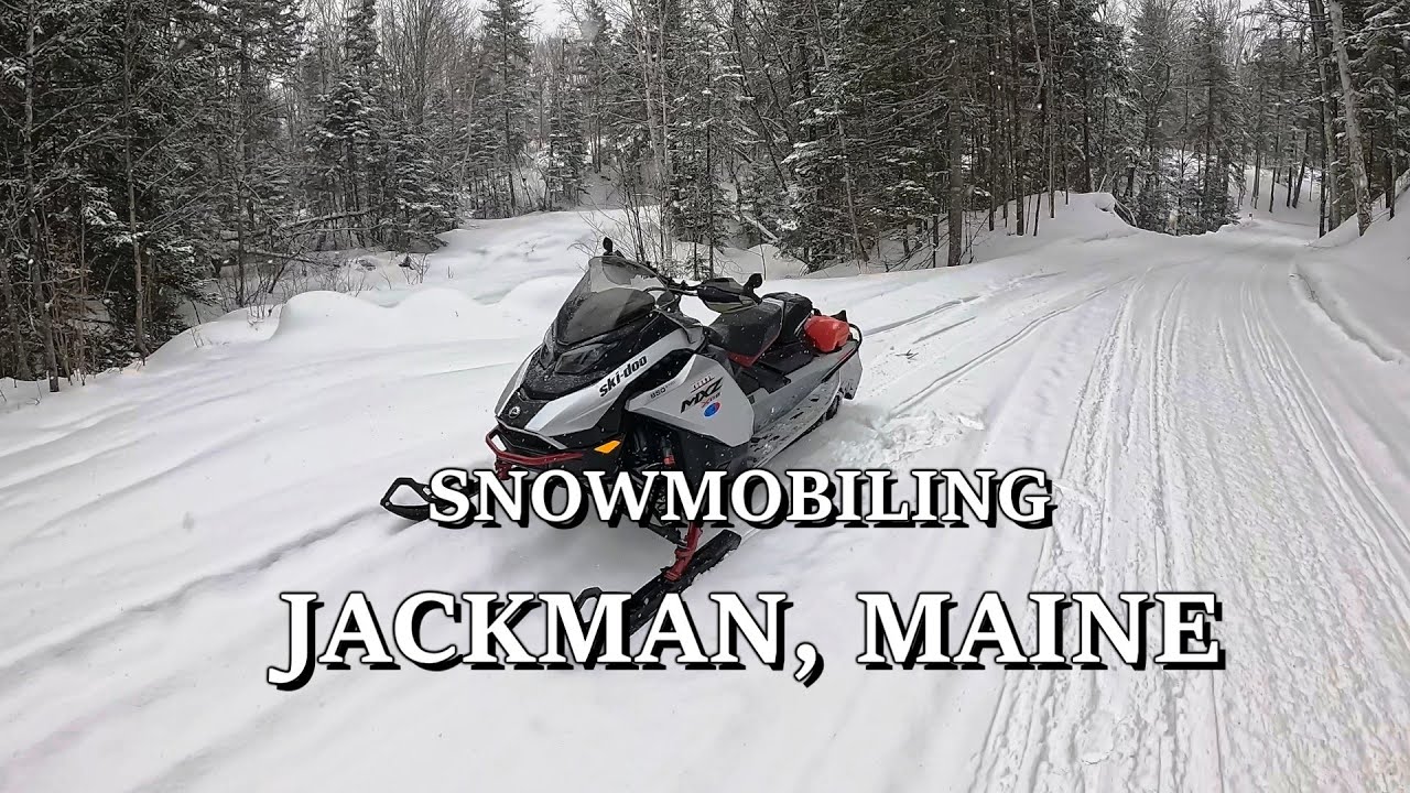 🏔️🙂❄️🛷#1 Chill ride. | Snowmobiling Jackman, Maine