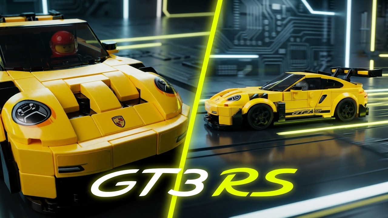 LEGO Speed Champions Porsche 911 GT3 RS – Full Build (77239)