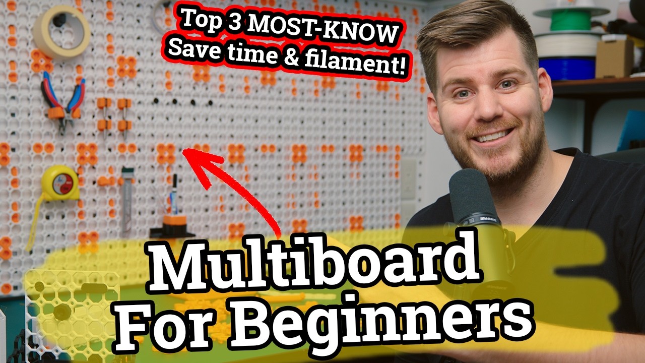Multiboard 3D Printing Organization For Beginners! TOP 3 MUST KNOW Before Printing Multiboard!