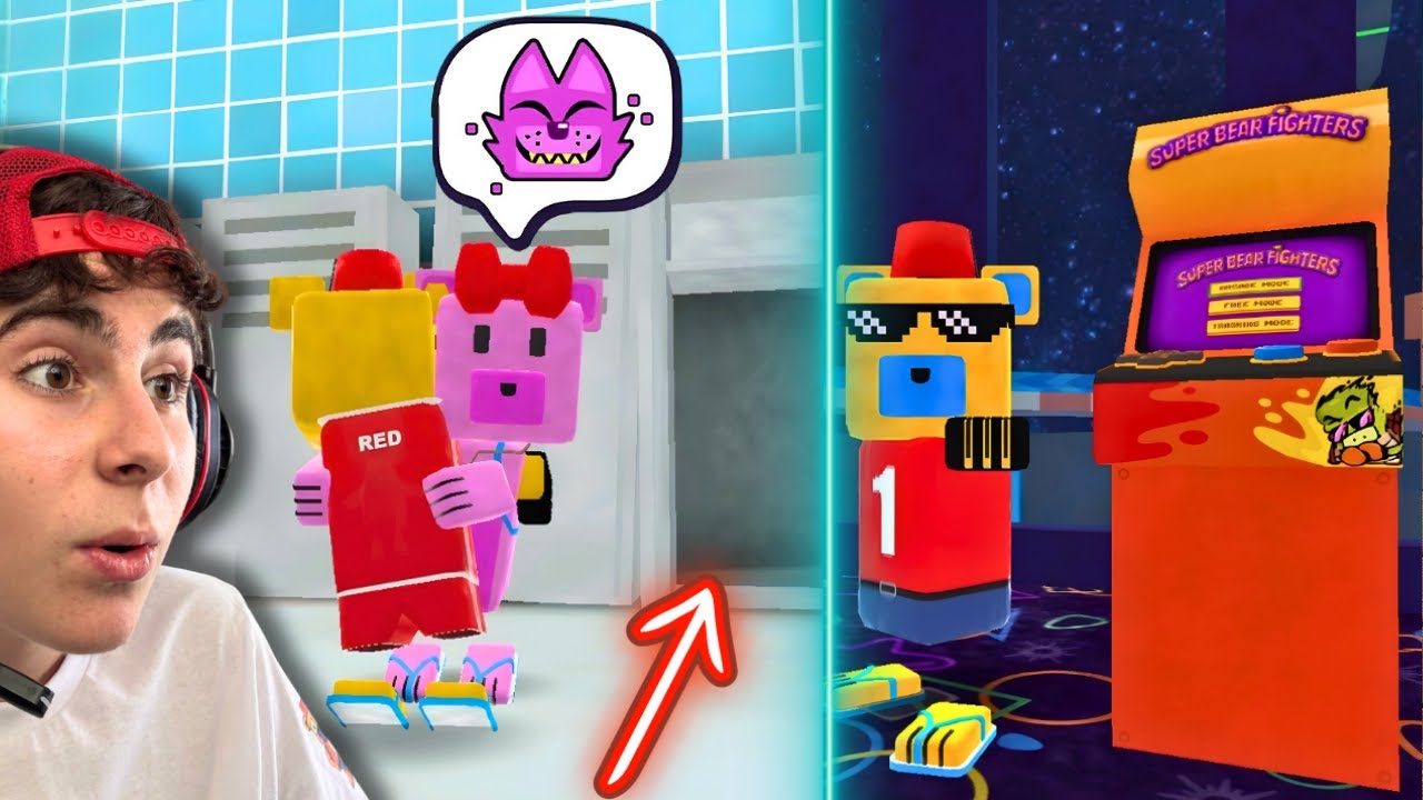 Yeni GÜNCELLEME Sonunda Geldi, Yeni Emojiler ve Arcade ! | Super Bear Adventure Gameplay