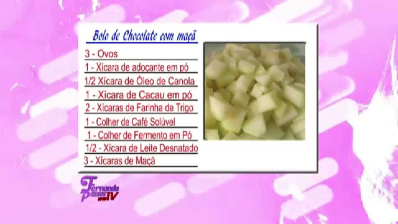 Bolo Uruguaio - Receita Fit com Fernanda Passos na TV
