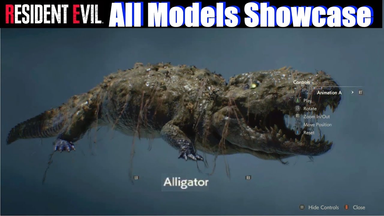 RE2 All Models Unlocked Showcase - Resident Evil 2 Remake 2019