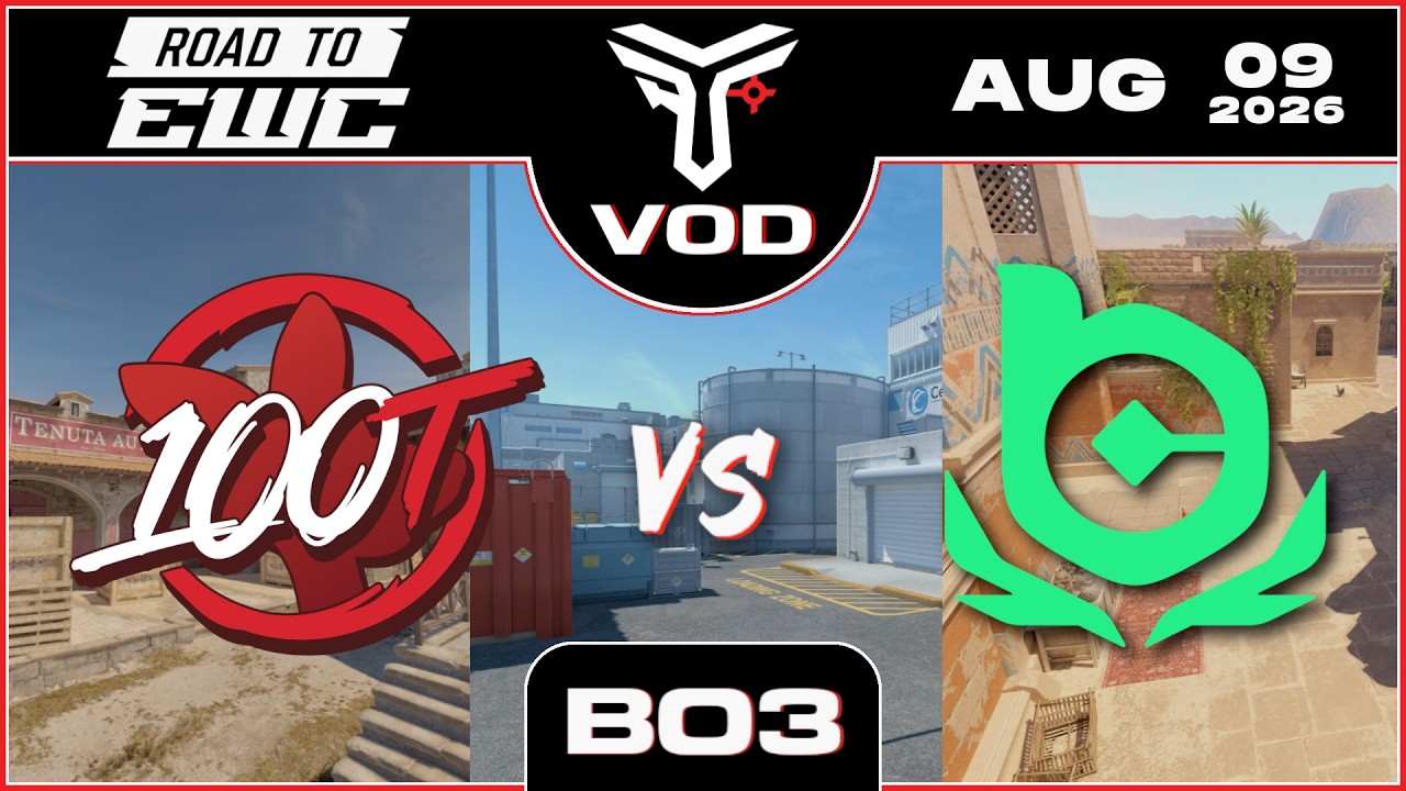 100 Thieves vs BC Game | Esports World Cup 2026 Qualifier | FULL VOD | #BO3 | @TrottahCS  #cs2 #vod