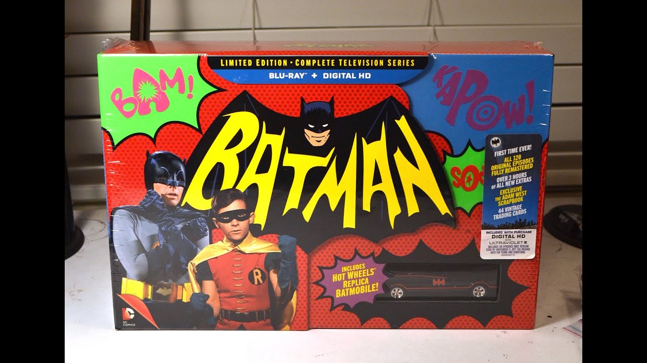 BATMAN COMPLETE TELEVISION SERIES BLURAY COLLECTION unboxing & review