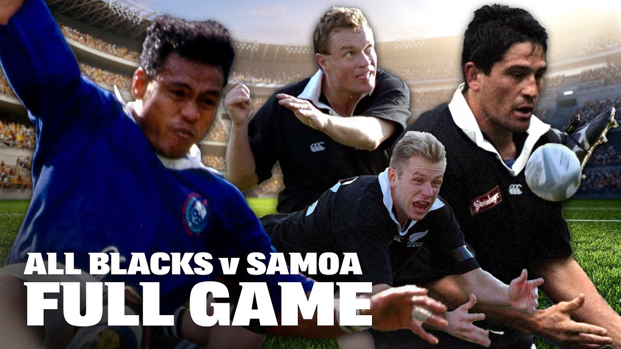 New Zealand vs Manu Samoa 1993 - FIRST EVER Test Match! See the Haka and the Siva Tau 💪