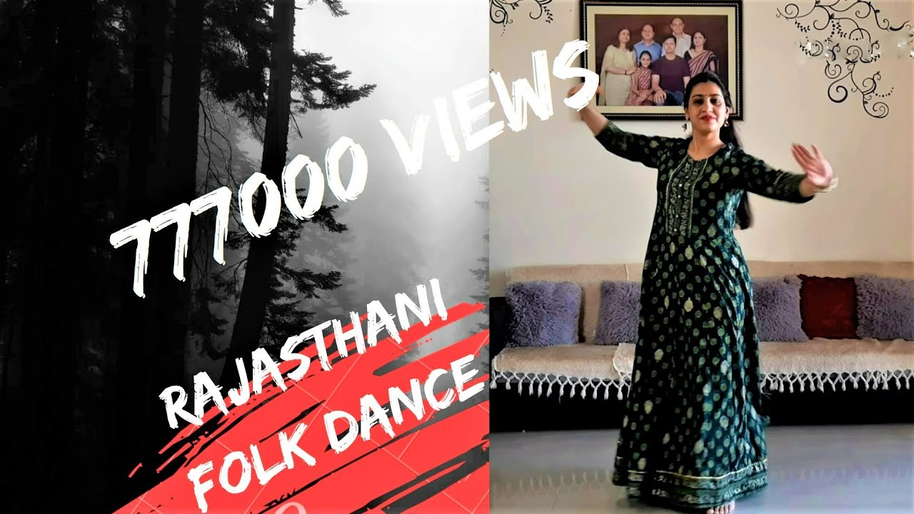 RAJASTHANI FOLK DANCE • DANCE COVER BY DR.SONIYA • RAJASTHANI DHOL ~ For beginners
