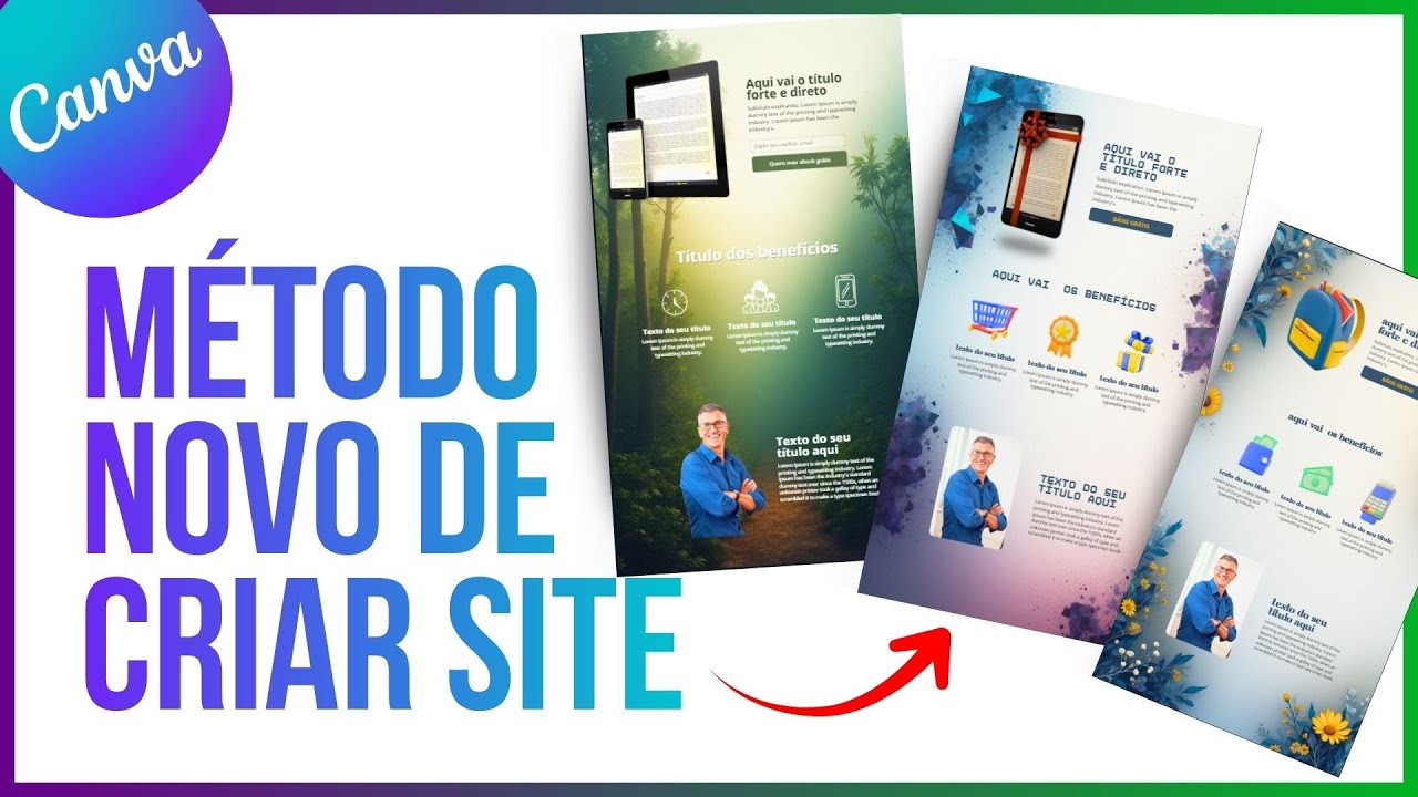 O MÉTODO GRINGO PARA CRIAR SITES NO CANVA É REALMENTE FÁCIL!