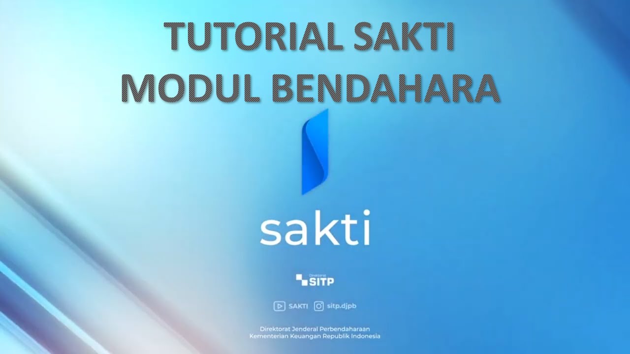 Tutorial SAKTI - Modul Bendahara