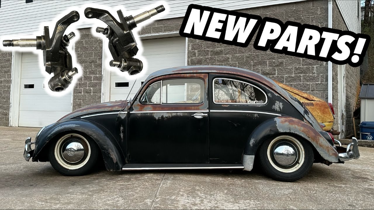 New Link Pin / King Pin Rebuild Installed In The 64 Beetle!