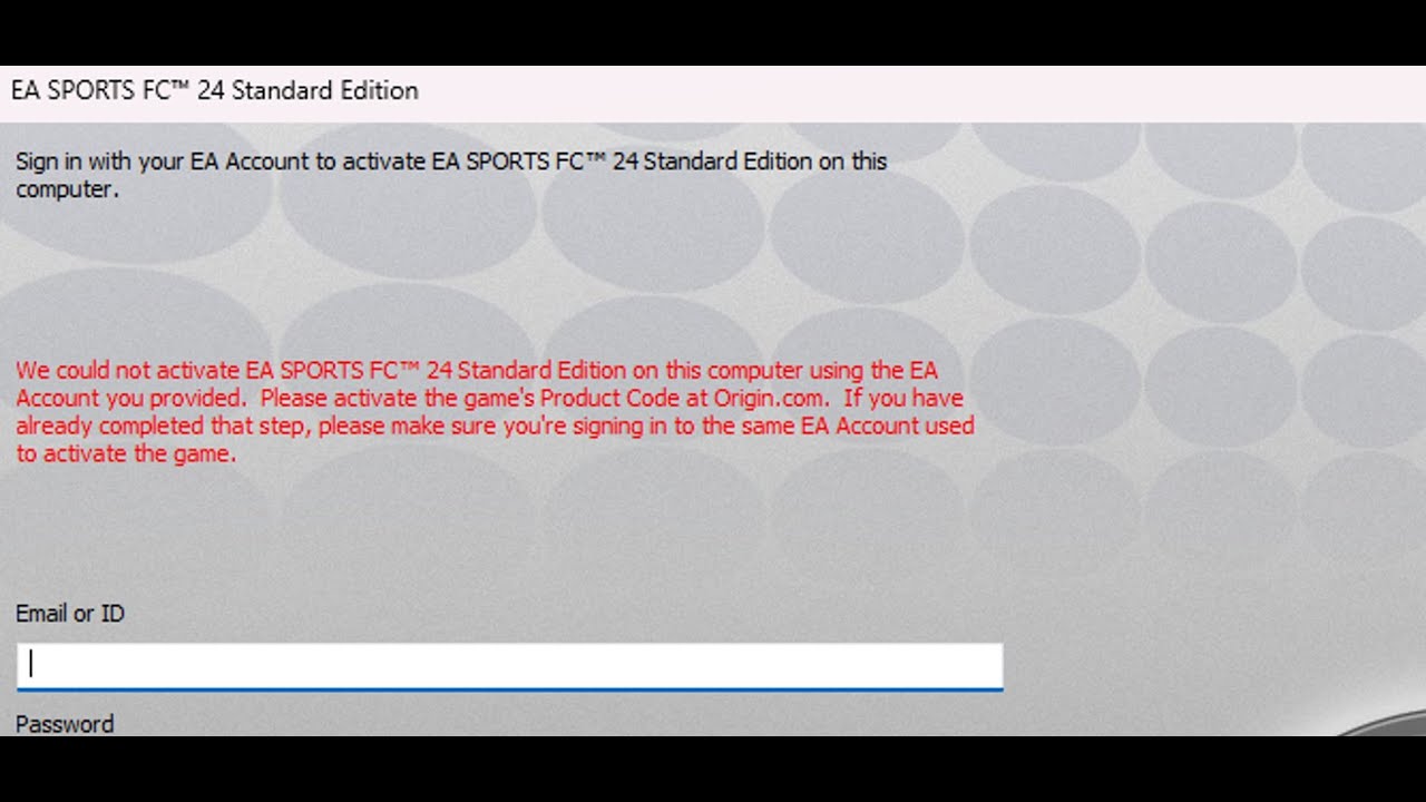 Fix EA Games Error We Could Not Activate EA Game On This Computer Using The EA Account You Provided