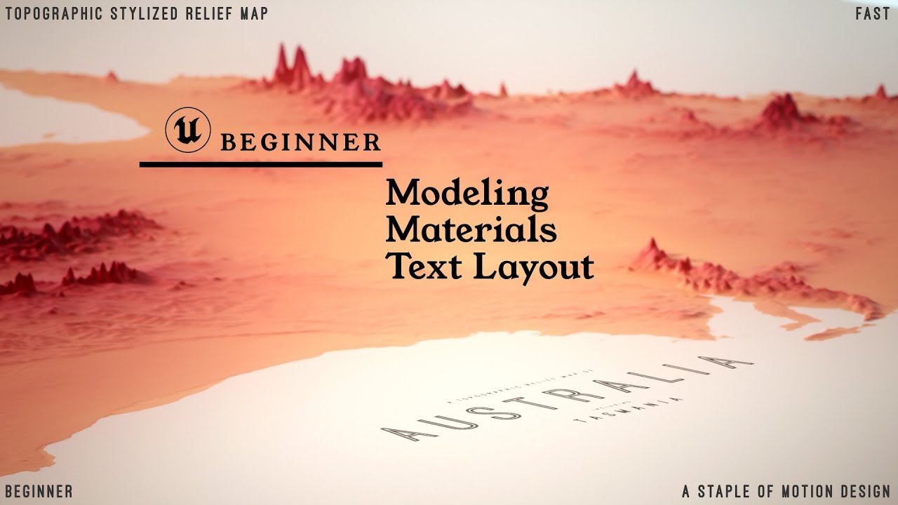 You can make this in 30 minutes in Unreal Engine - Modeling, Displacement, Materials and Text Layout