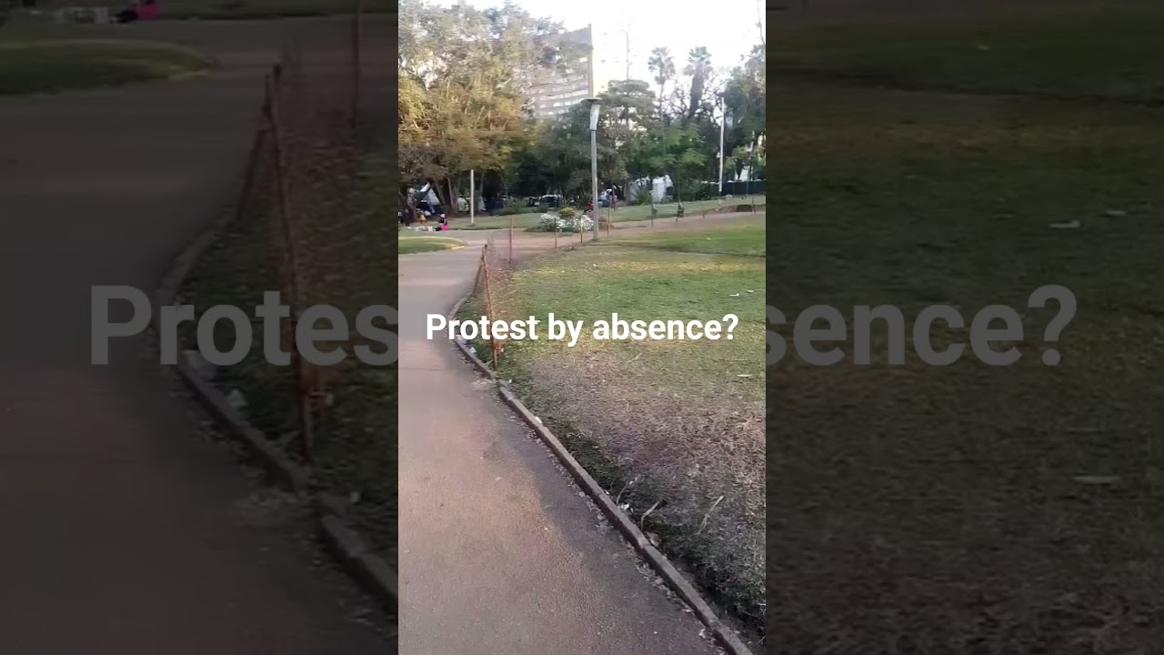 An Empty Harare Gardens #31july  #zimbabwe