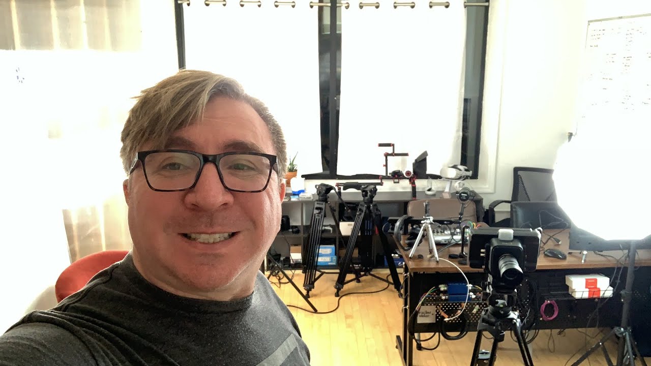 Working in the new studio