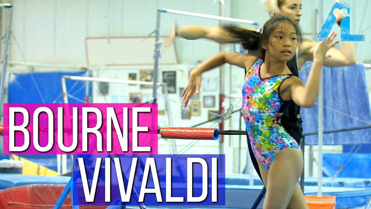 Level 8 Floor Choreography With Bourne Vivaldi Music | UCLA Gymnastics