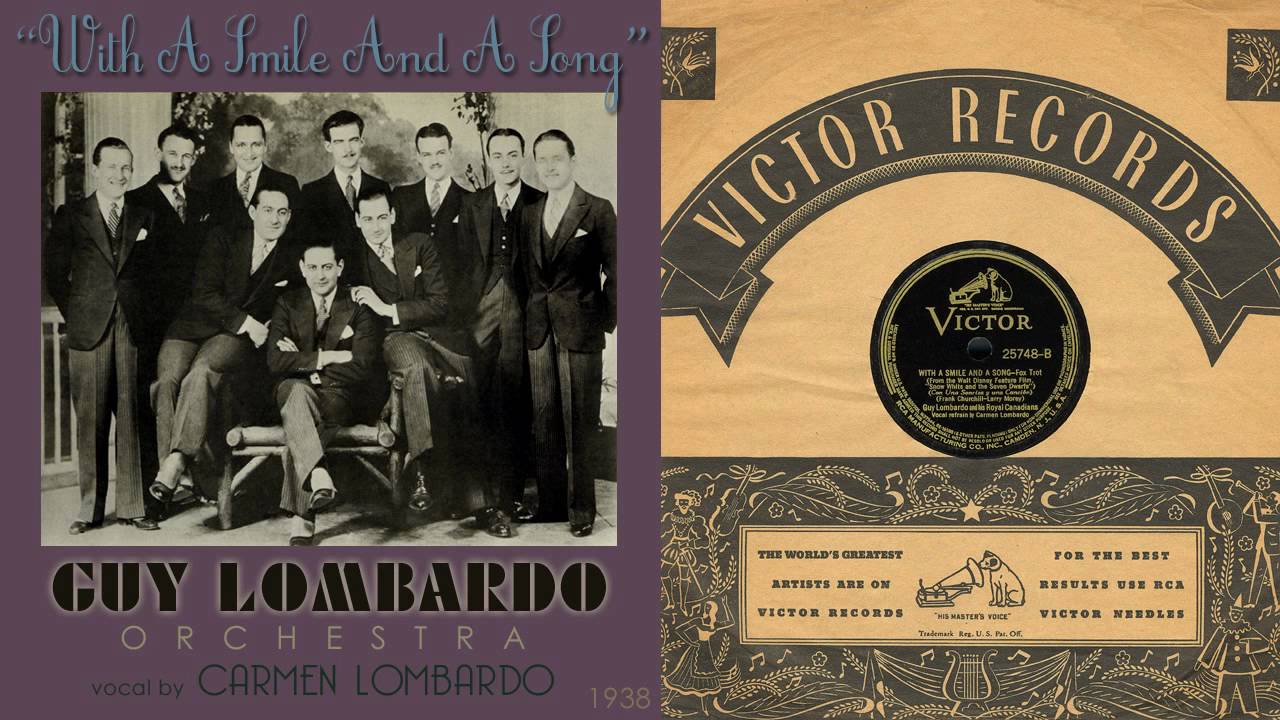 1938, With A Smile And A Song, Ridin' High, Guy Lombardo Orch. HD 78rpm