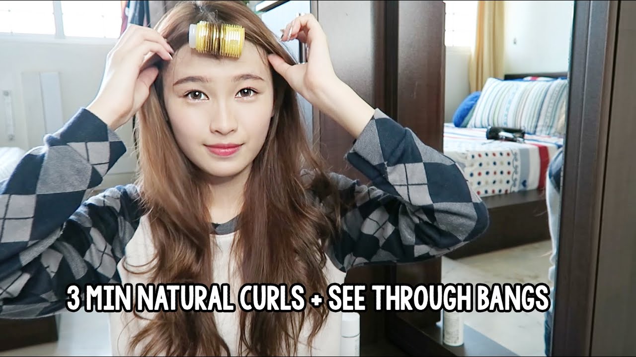 3 min Natural Curl + See-Through Bangs