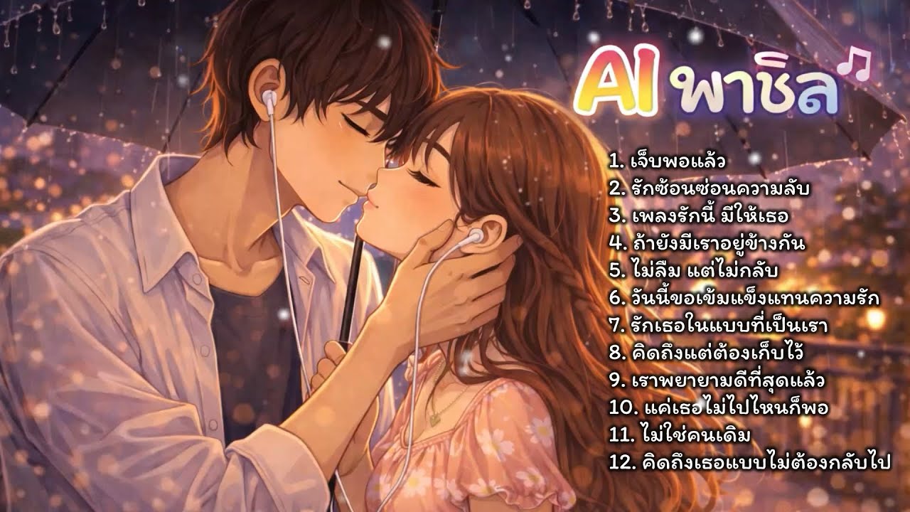 AI พาชิล ชุดที่ 5 เพลงสตริงเพราะ ๆ 2026 สตริงเพราะโดนใจ ฟังสบายทุกอารมณ์