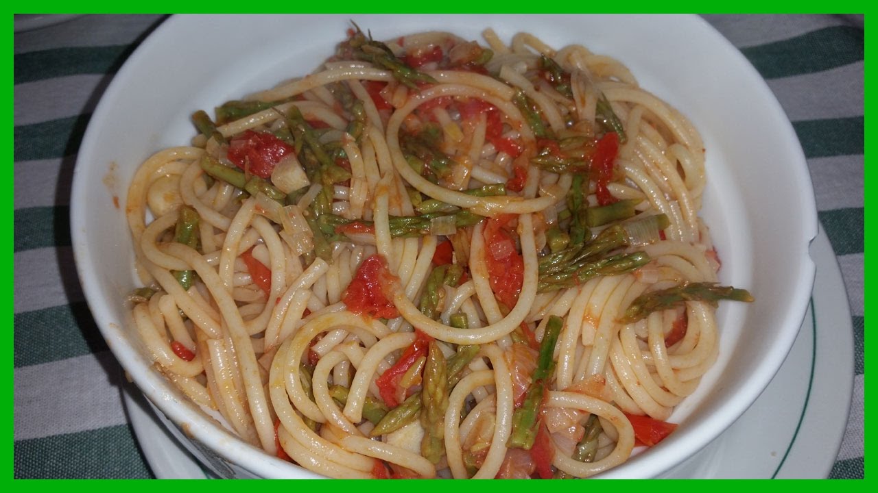 Pasta con asparagi e pomodorini - Le Ricette di Zio Roberto