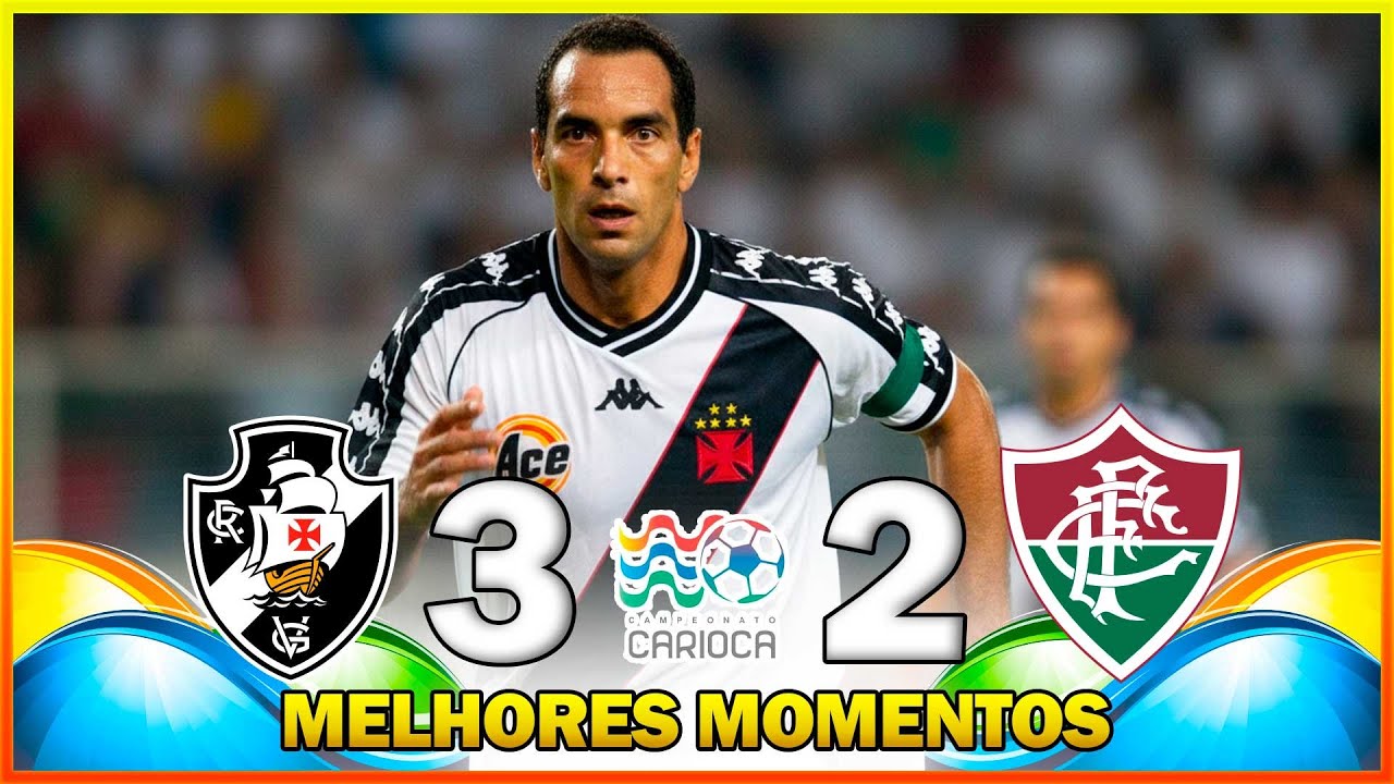 VASCO 3 X 2 FLUMINENSE ● MELHORES MOMENTOS ● CAMPEONATO CARIOCA 2000 ● 6ª RODADA