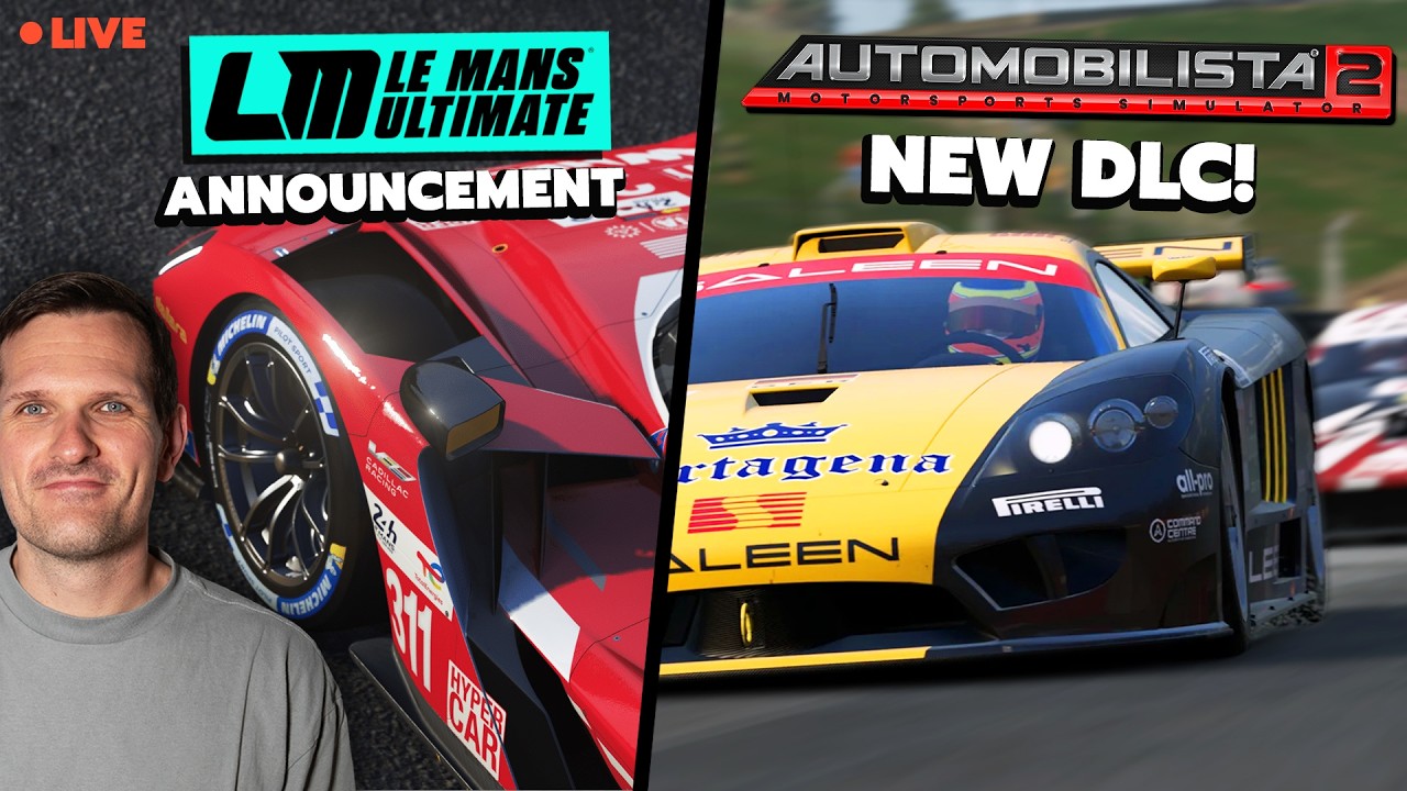 Double Trouble! LMU 4th of July Announcement Reaction & AMS2 New Endurance DLC LIVE