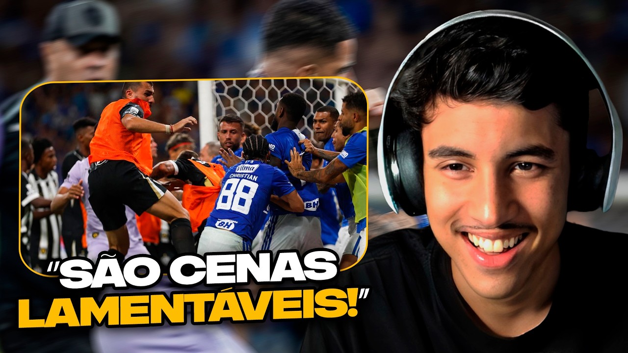 RENATO REAGE A TRETA ENTRE JOGADORES DE CRUZEIRO X ATL&Eacute;TICO-MG NA FINAL DO CAMPEONATO MINEIRO!