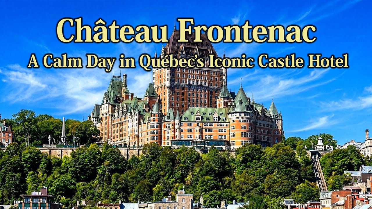 Daylight Lofi at Château Frontenac / 一度は泊まりたいケベックの古城 ― シャトー・フロントナック #Lofi #Canada #RelaxingMusic