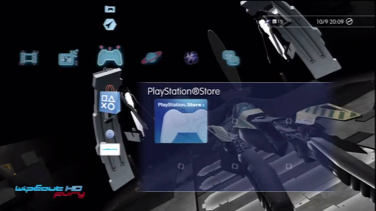 WipEout HD Fury PS3 Dynamic Theme