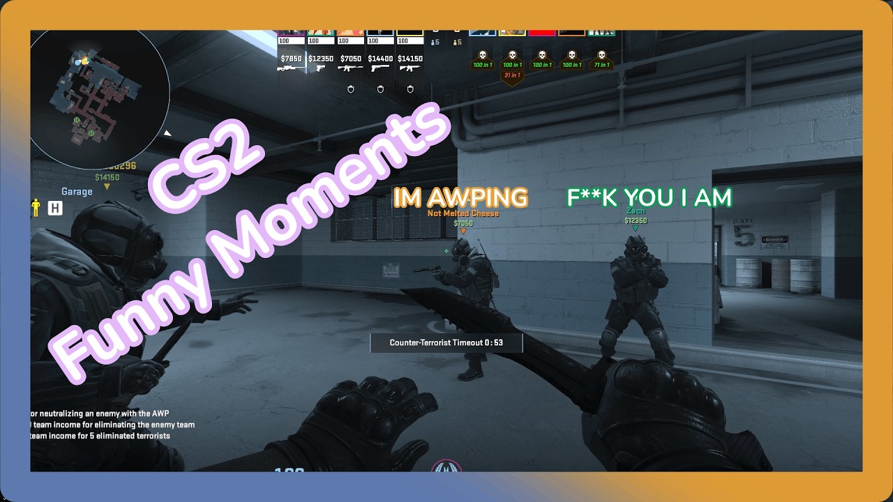 I am THE AWPer Among My Friends(CS2 Funny Moments)