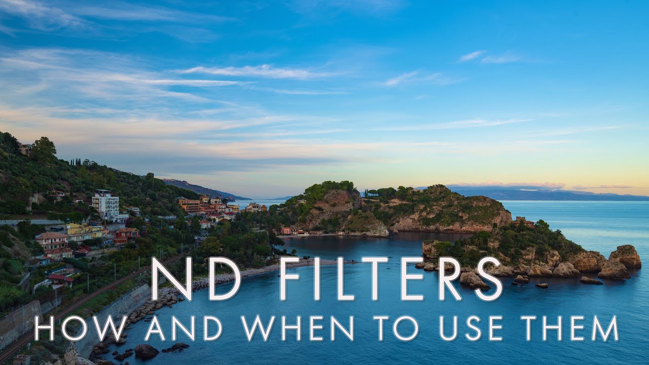 ND filters for photography, timelapses and video