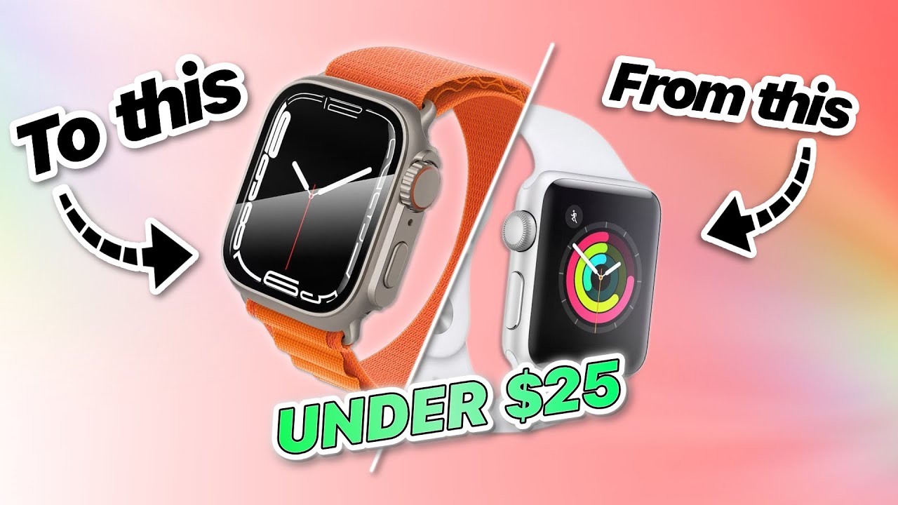 HOW TO Convert Apple Watch SE to Apple Watch ULTRA for Under $25