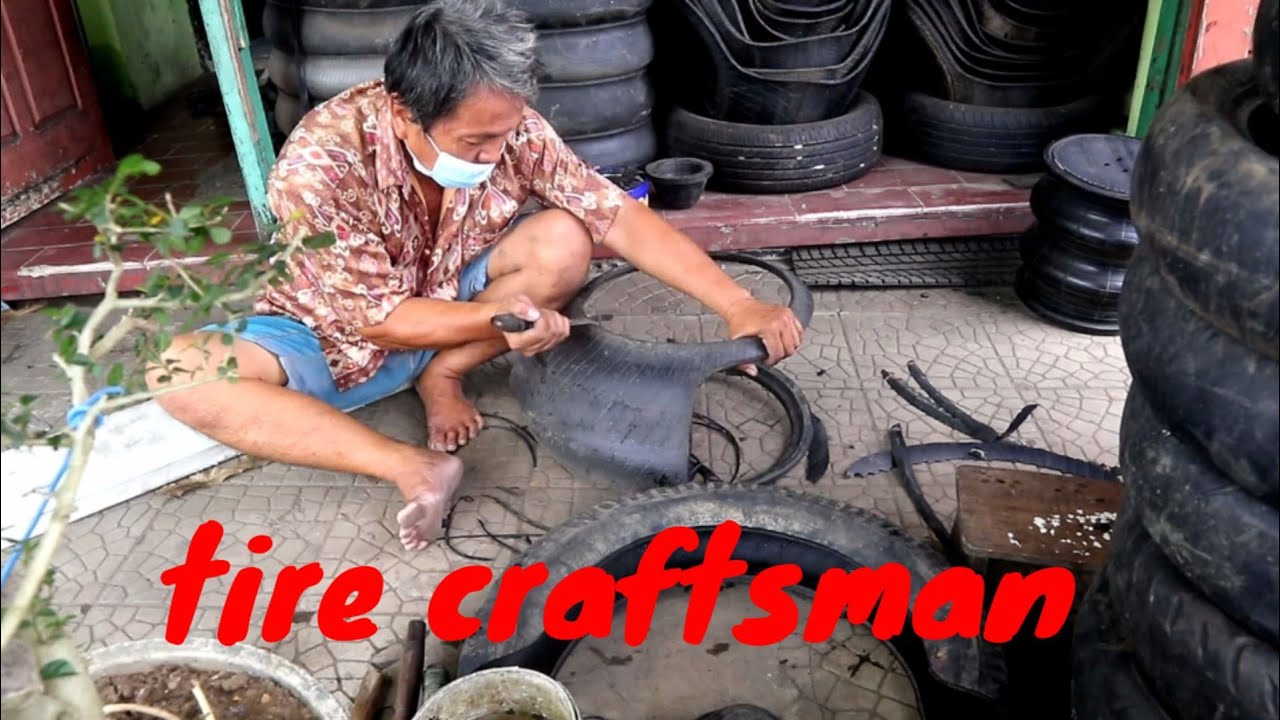 A tire craftsman who has been for decades