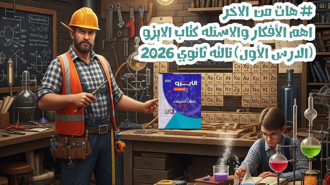 #هات من الاخر | كتاب الايزو (الدرس الاول )| اهم الاسئله والأفكار | كيمياء تالته ثانوي 2026 