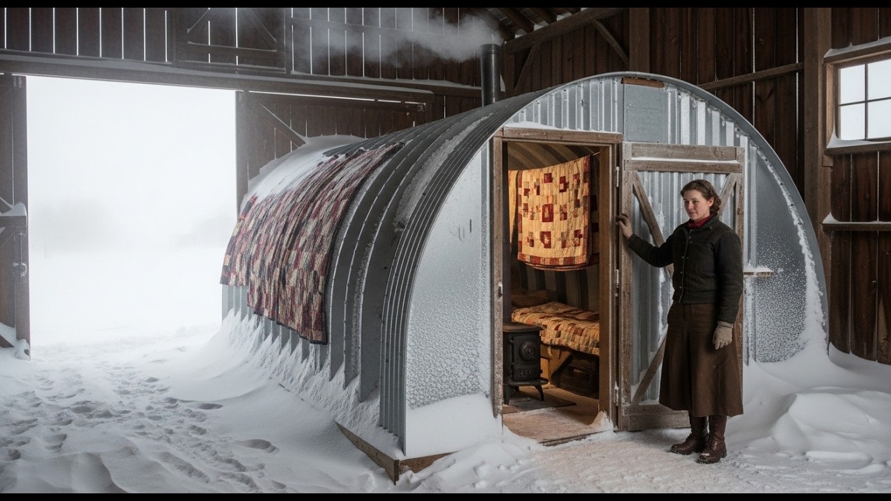 She Tucked Her Quonset Hut Inside the Barn — Until the Worst Blizzard Proved It Was Genius