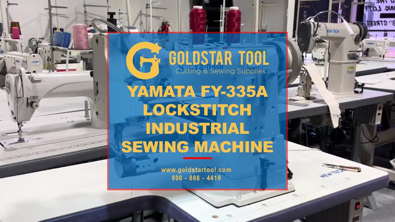 Демонстрация продукции — промышленная швейная машина Yamata FY-335A — Goldstartool.com — 800-868-...